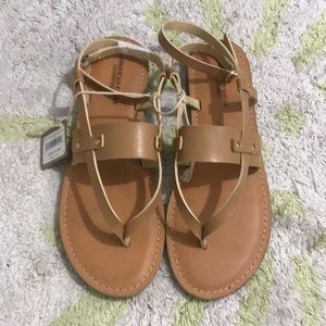 American Eagle nude sandals